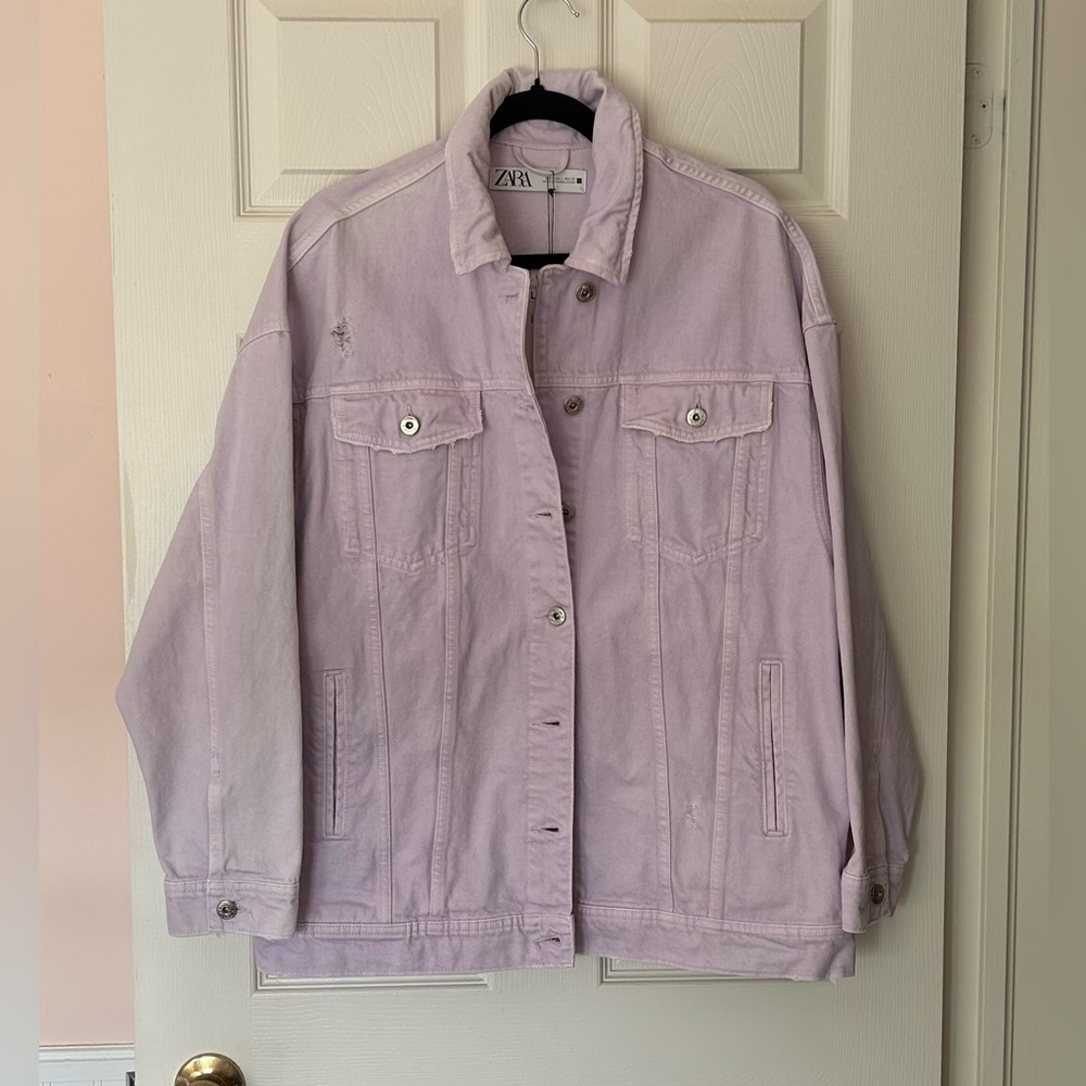 Zara Oversized Jean Jacket